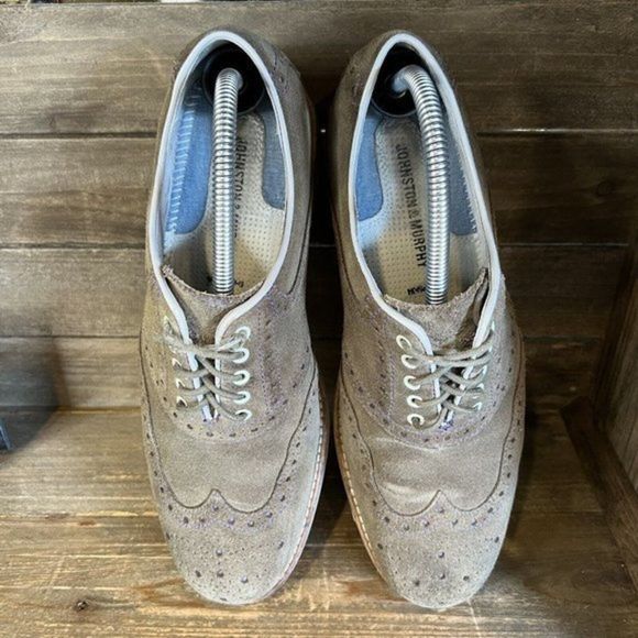 Mens‎ Johnston & Murphy Flex System Sheepskin Wingtip Dress Shoes Size 8.5 M main image 7